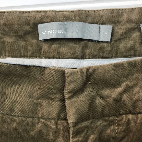 Vince Classic Cropped Corduroy Chino Pants - Picture 10 of 14